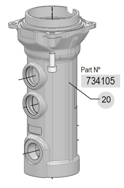 PM4-3:1/SS PUMP BODY