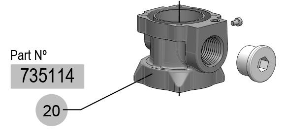 PM2-1:1-ND PUMP BODY
