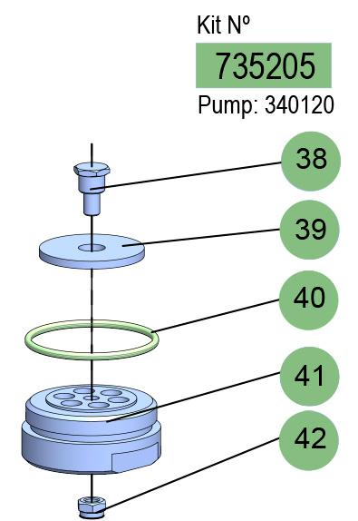 KIT VÁLVULA DE PIE PM4-3,1/S