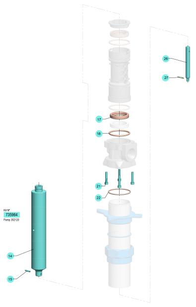 PM2 1:1/L-ND FLUID PLUNGER KIT