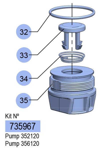 KIT VÁLVULA DE PIE PM2-1,1