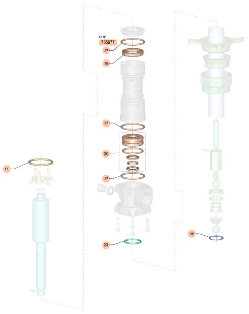 KIT EMPAQUETADURA AIRE Y ACEITE PM2-3,1