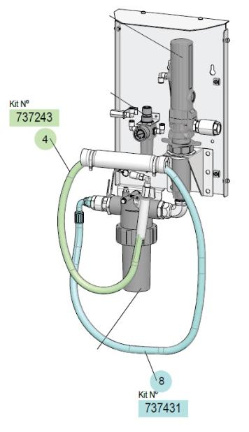 EVACUMASTER, SUCTION HOSE, 737243 CODE