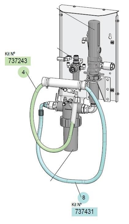 EVACUMASTER, SUCTION HOSE, 737431 CODE