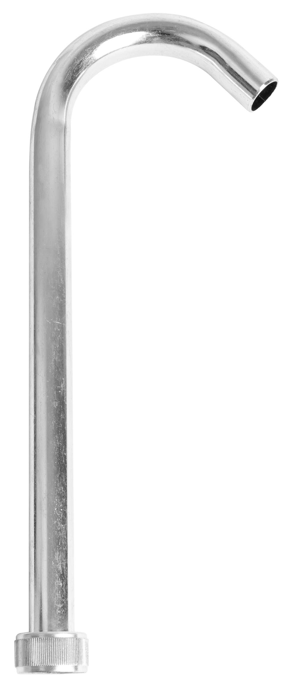 ANGLED STEEL DELIVERY SPOUT, OUTLET FOR DRUM PUMP
