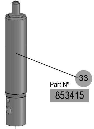 PM45 AIR MOTOR ROD Ø20mm