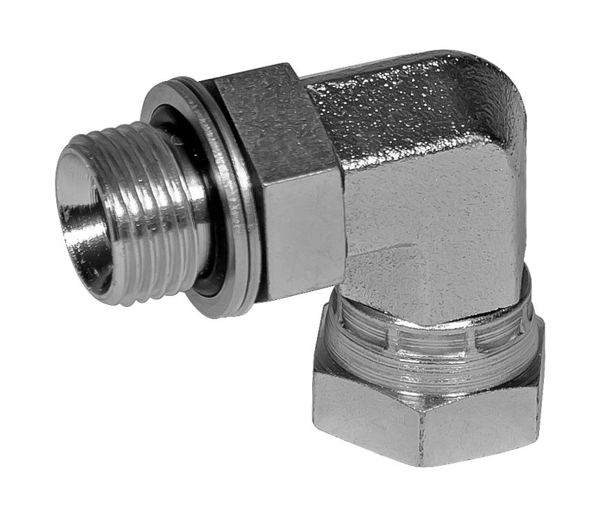 HYDRAULIC ADAPTER, 90° 1/2