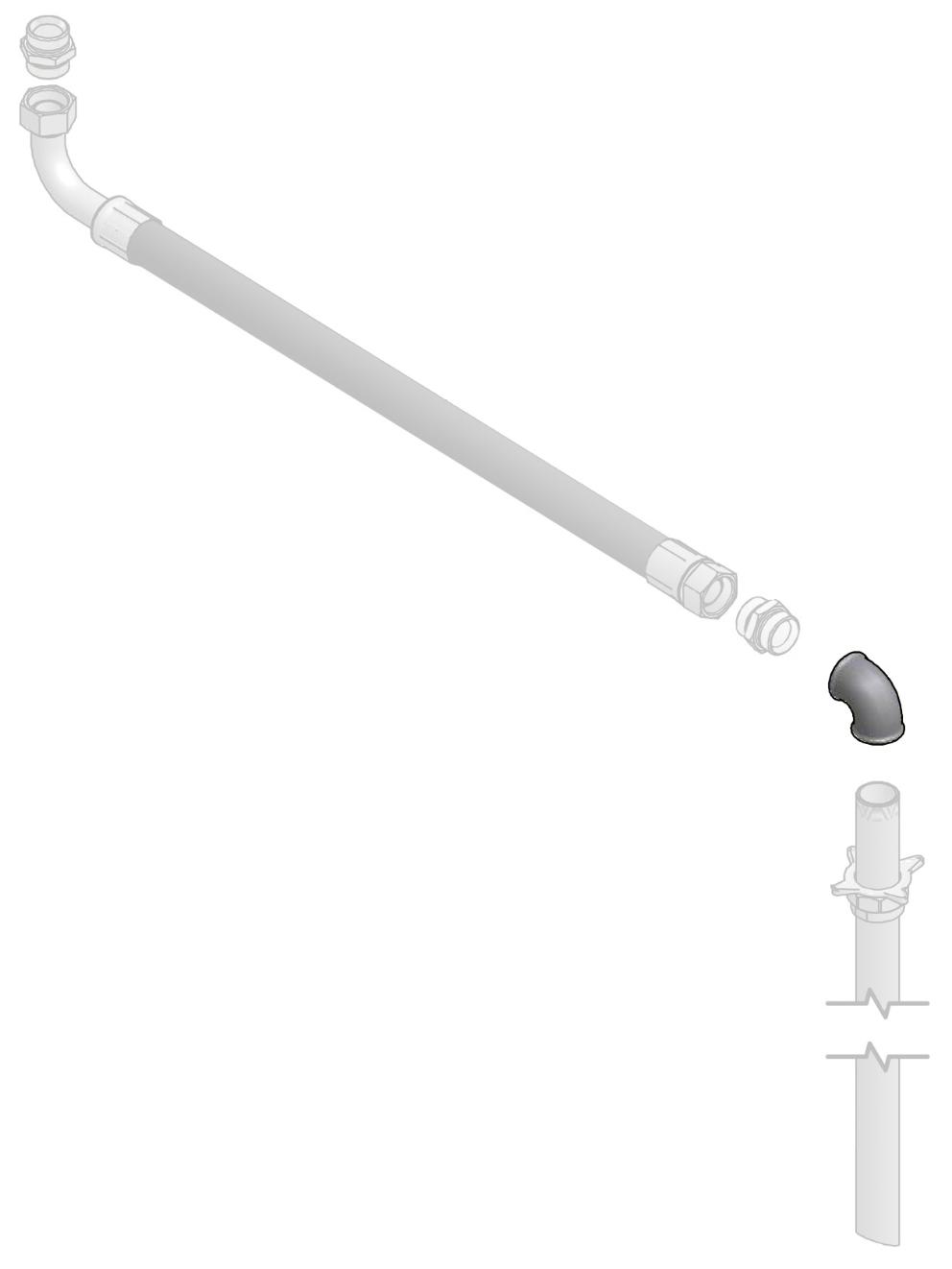 ADAPTADOR HIDRÁULICO, CODO 90°, 1 1/2