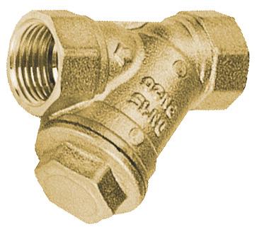 BRASS  quot;Y quot; STRAINER FILTER, 1/2 quot; BSP (FF)