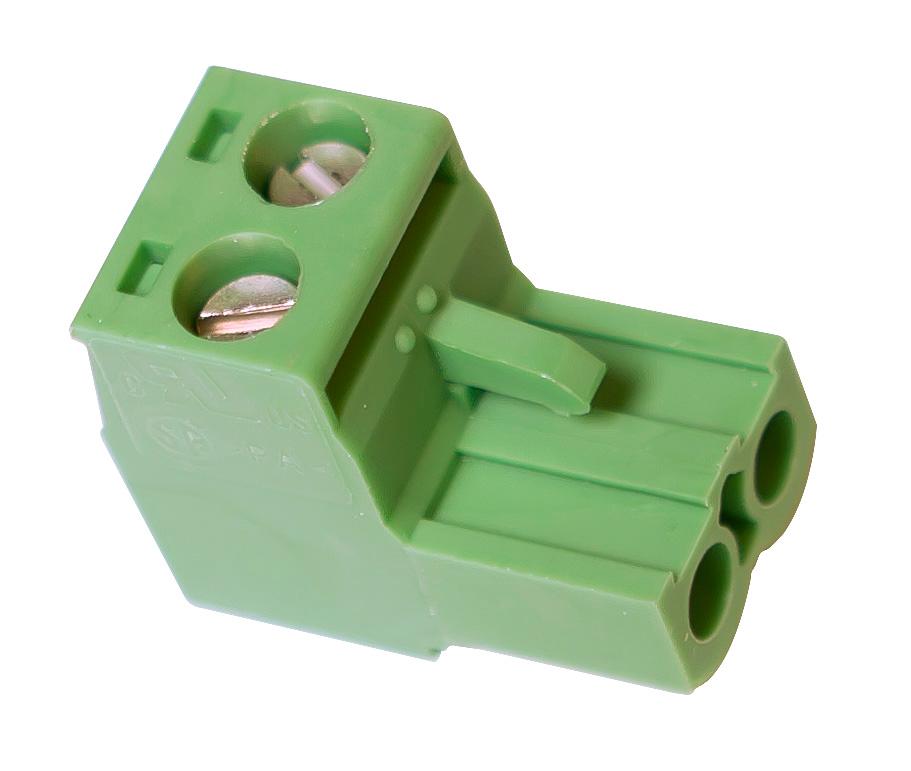 MALE CONNECTOR U·METER AND ELECTRO VALVE, 2 POLES