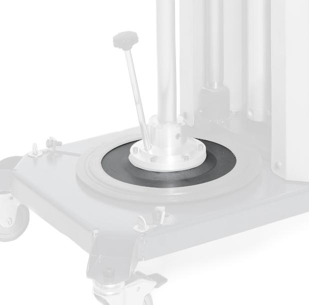 STANDARD DUTY FOLLOWER PLATE, 20 KG PAIL (KIT COMPONENT)