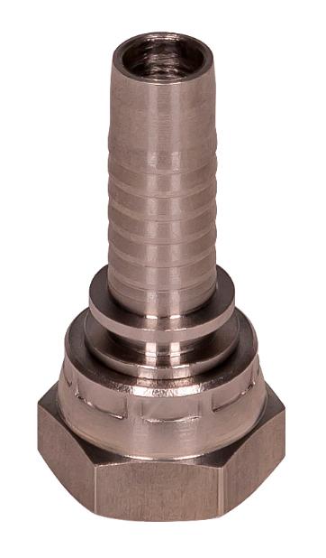 STAINLESS STEEL HYDRAULIC ADAPTER, HOSE BARB Ø 13 MM – SWIVEL NUT1/2