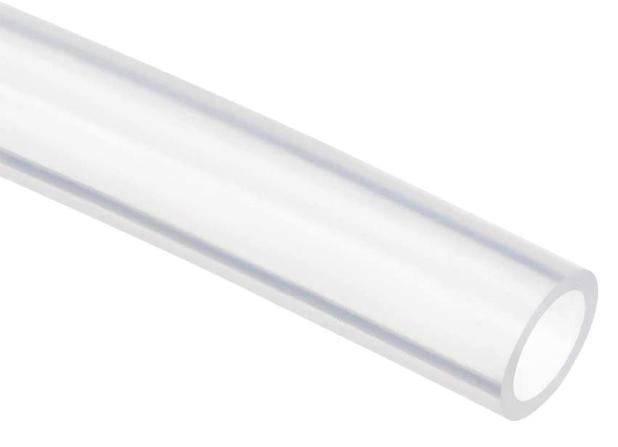 TRANSPARENT PLASTIC TUBE, 9 MM x 12 MM