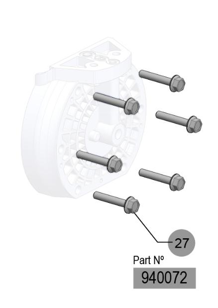 HEX. SCREW M6X35 DIN6921 A2