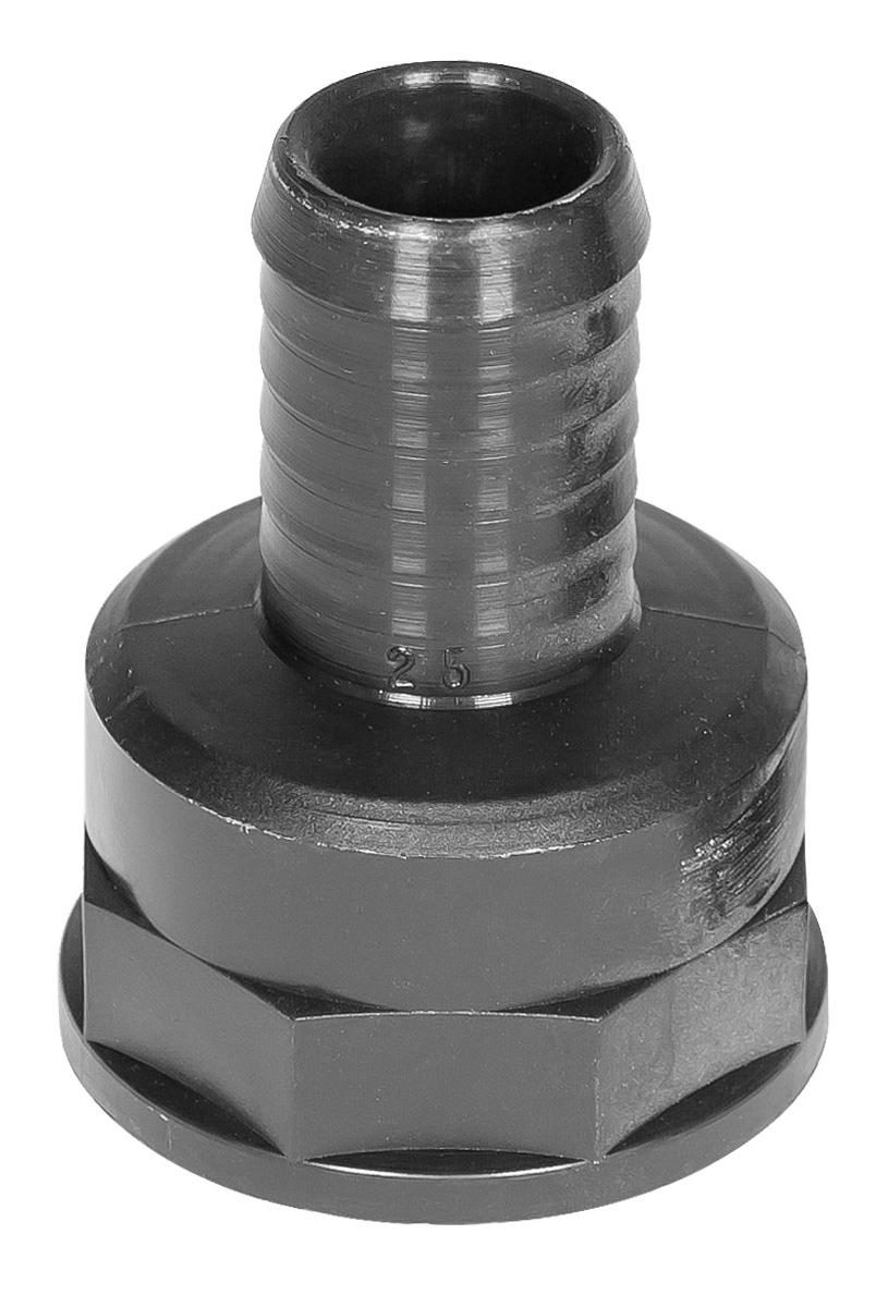 POLYPROPYLENE HYDRAULIC ADAPTER, HOSE BARB Ø 25 MM – 1 1/4